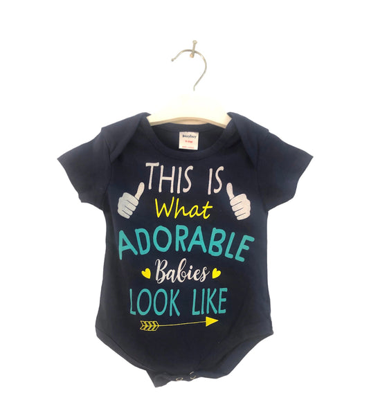 Cute 'Adorable' Baby Bodysuit