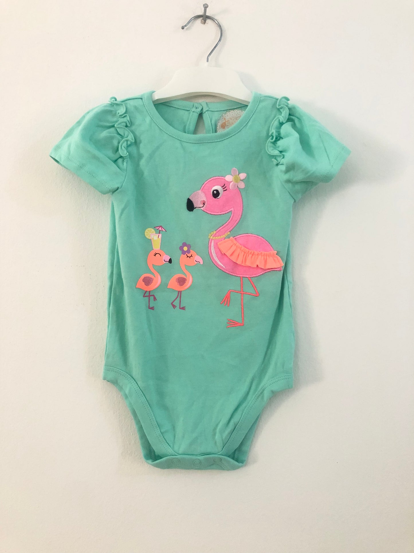 Baby Bodysuit For Girls (Embroidered)