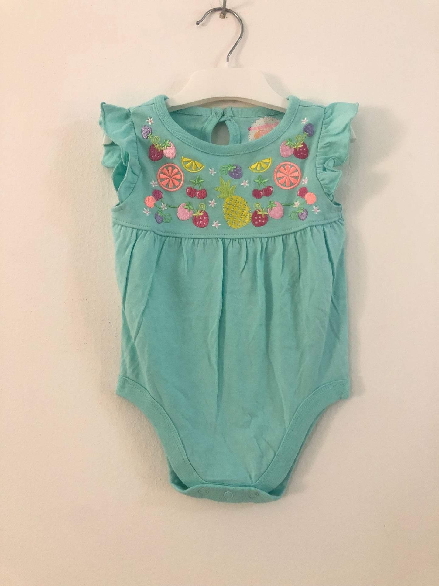 Baby Bodysuit For Girls (Embroidered)