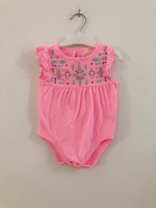 Embroidered - Baby Girl Bodysuit