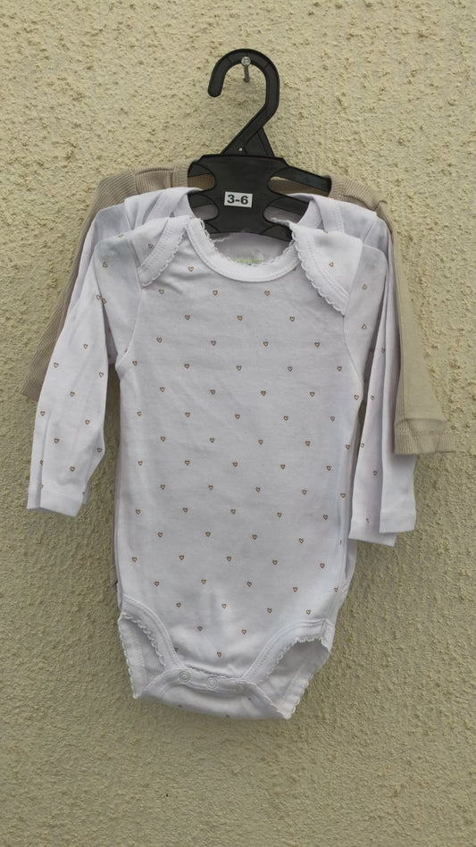 Cute Baby Bodysuit Set (3-in-1)